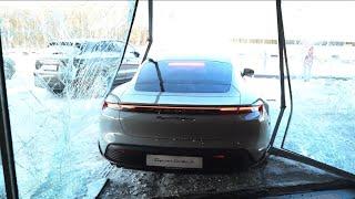 Porsche Taycan Turbo S | Very Expensive Car Crashes #CRASH #damage