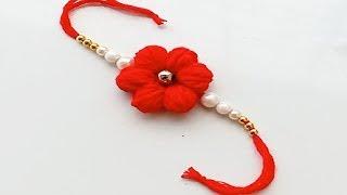 How To Make Woolen Rakhi At Home \\DIY Rakhi Making ideas For Raksha Bandhan