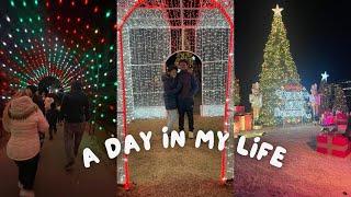 Day In My Life| Traveling, Target Run, Holiday Light Spectacular In Ballantyne