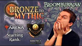  Bronze To Mythic: Episode 4 - Starting Rank: Gold 4 - MTG Arena:  Bloomburrow Draft 