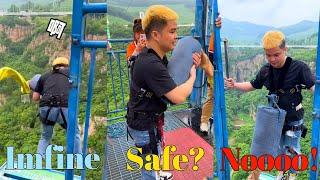 Bungee Jumping With Rope In Beautiful Place:Asmr Bungee Jumping