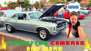 "AWESOME CAR MEET-UP WIITH CORVETTES PLUS CAMARO OWNER INTERVIEW" | Driving Wit 60BaeGrey