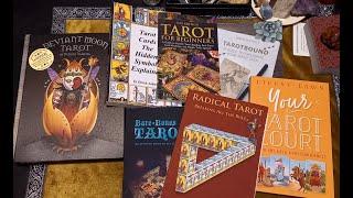 VR to Ethony's #31daysoftarot2021  - My purchased tarot books of 2020, and those I am still to read.