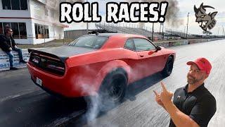 I tried roll racing the Demon 170.  This was a Mess!