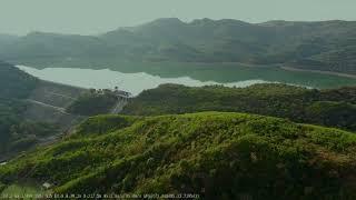 VIEW OF SIMLY DAM AND VALLEY ACROSS SPILLWAY