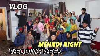 VLOG | MON WEDS POOJA-  WEDDING WEEK DAY 2 | Path da bhog & Bridal mehndi night | Priya Sapra