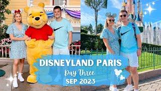 DISNEYLAND PARIS  Day 3 • Disneyland Park, Plaza Gardens & Avengers Drone Show - Sep 2023