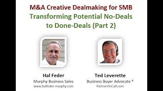 M&A Risk Management and Creative Dealmaking (Part 2) Ted Leverette interviews Hal Feder