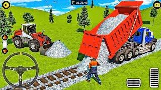 !! Real Tractor Trolley Farming Simulation Game !! Tractor For Loading #tractorvideo #gamingvideos