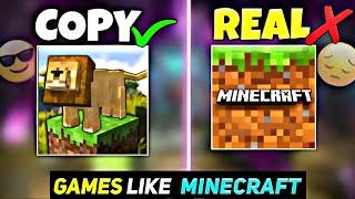 TOP 5 GAMES LIKE MINECRAFT 1.20+ JAVA EDITION  | BEST MINECRAFT COPY'S FOR ANDROID  |