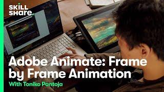 Frame-by-Frame Animation Tutorial and Adobe Animate Workflow