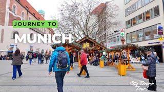 4K Walking Tour in Munich: Magical Christmas Atmosphere | Germany