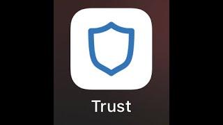 創建TRUST錢包與導回