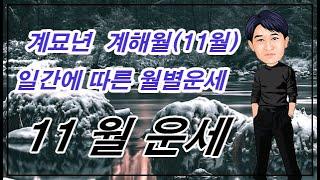 계묘년 계해월(11월) 일간별 운세