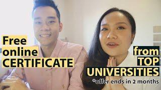 Study from home - tổng hợp những khóa học online FREE có chứng chỉ (limited time)