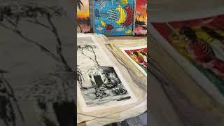 Gallery of Tinga Tinga Paintings in Tanzania #Shorts