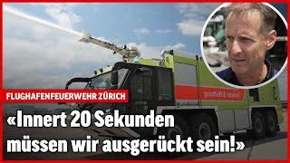 Was passiert, wenn es am Flughafen Zürich brennt? | Flughafenfeuerwehr Reportage | Blick