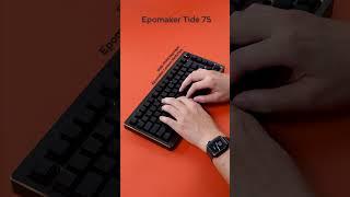 Epomaker Tide75 Black!#epomaker #epomakerkeyboard #keyboard #techtok #asmr #mechanicalkeyboard