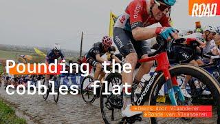 Pounding the cobbles flat | Ronde van Vlaanderen | @LottoDstnyCyclingTeam  | ORBEA ROAD