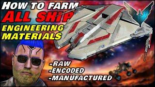  Elite Dangerous The Fastest Way to Farm All Ship Engineering Materials - Raw Encoded Manufactured