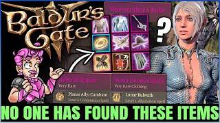 Baldur's Gate 3 - Only 0.1% of Players Find These Items - 11 HIDDEN OP Weapons & Armor Gear Guide!