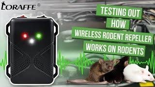 Testing out how Loraffe ZN-509 battery operated under hood rodent repellent works on rodents