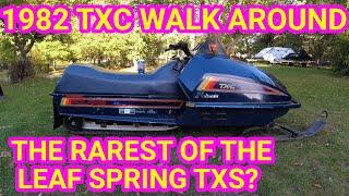 1982 Polaris TXC! The Last and maybe rarest of the Leaf Spring TXs! Vintage snowmobile walk around.