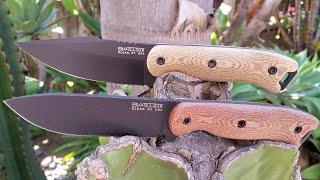 Becker BK16 And BK18 Comparison/Ka Bar Micarta Scales/ RK Custom Kydex Sheath Knife Video