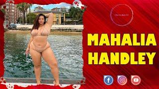 Mahalia Handley | Australian Glamorous Plus-sized Model | Curvy Fashion Model | Biography