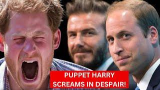 IT'S CHEATING! Harry SCREAMS As William & Beckham JOIN FORCES Against Megxit In Latest Royal Move.