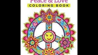 Peace and Love Coloring Book Slideshow