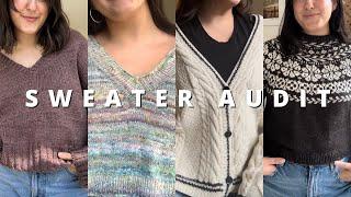 auditing my sweater collection | fall knitting inspiration