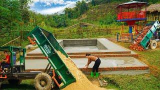 Building Swimming Pool, Cement Plaster - Beautiful swimming pool construction techniques - New