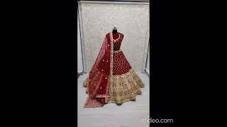 Maroon Lehenga Choli | Sabyasachi inspired Lehenga Choli for Women | Indian Bridesmaid Lehenga Choli