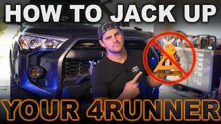 How To Jack Up Your 4Runner Safely