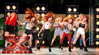 Group 13 cover Tina Turner’s Proud Mary | Boot Camp | The X Factor UK 2015