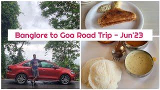 03- Bangalore to Goa road trip - Jun'23 with detailed route information #thoughtsforliving #roadtrip