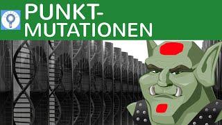 Punktmutationen: Stumme Mutation, Missense Mutation (Fehlsinn), Nonsense Mutation - 2 | Genetik