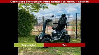 Oberklasse 15 km/h Elektromobil Pride Ranger - geländetauglich