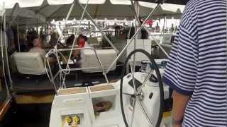 Beneteau Oceanis 41 tour by ABKVideo at the Annapolis Sailboat Show, October, 2012