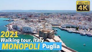 MONOPOLI (Puglia), Italy walking tour in 4k