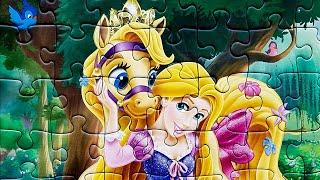 PALACE PETS Disney PRINZESSIN Puzzle-Video für Kinder Palace Pets Rapunzel Puzzlespiel