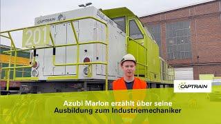 Captrain-Azubi Marlon erzählt über seine Ausbildung zum Industriemechaniker