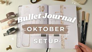 BULLET JOURNAL OKTOBER 2023: Bujo setup (auch für Anfänger!) | Bullet Journal deutsch | plan with me