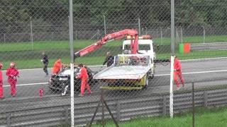 GT OPEN 2015 Monza - After Nicola Benucci crash