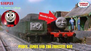 Goofs in Percy, James and the Fruitful Day  (ft. James Is Here)