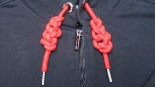 Ave Craft: How to Tie Hoodie Strings for beginners. Easy instructions for tying hoodie knots.