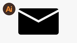 Learn How to Draw an Envelope Icon in Adobe Illustrator | Dansky