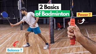 2 Basics Of Badminton for Beginners Step by Step !!