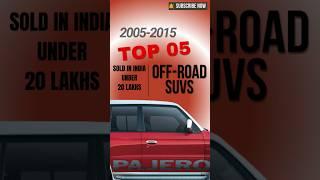 BEST 4X4 OFFROAD SUV'S 2005-2015 #pajero #endeavour #toyota #fortuner #gypsy #safari #thar#viral